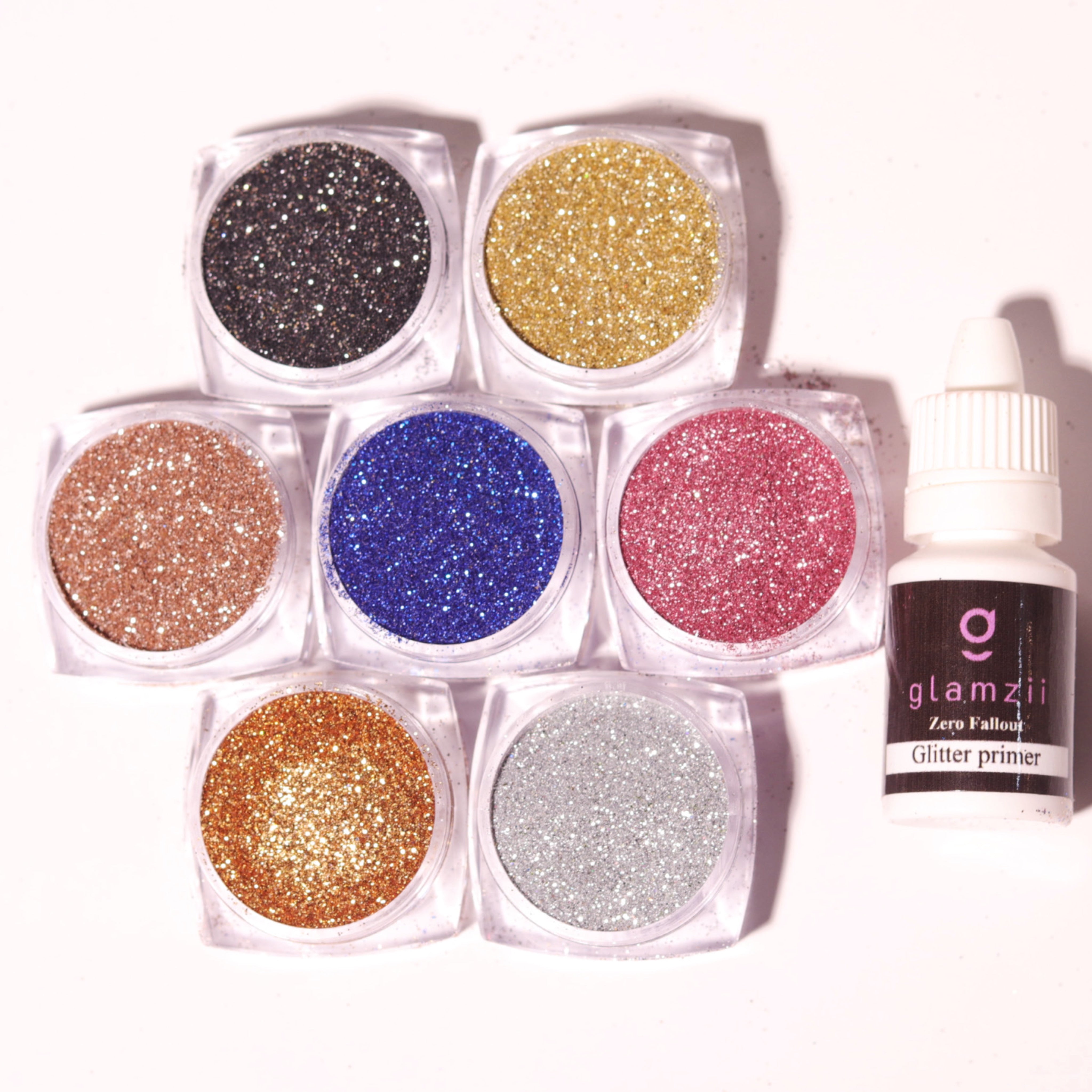 Mega Glitter Box – All 7 Glitters + Primer